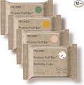 ProMix Nutrition Protein Puff Bars - Variety Pack - Birthday Cake Snickerdoodle Banana Bread Mint Chocolate - Marshmallow Crispy Treat - High Protein &amp Low Calorie - 12 Bars