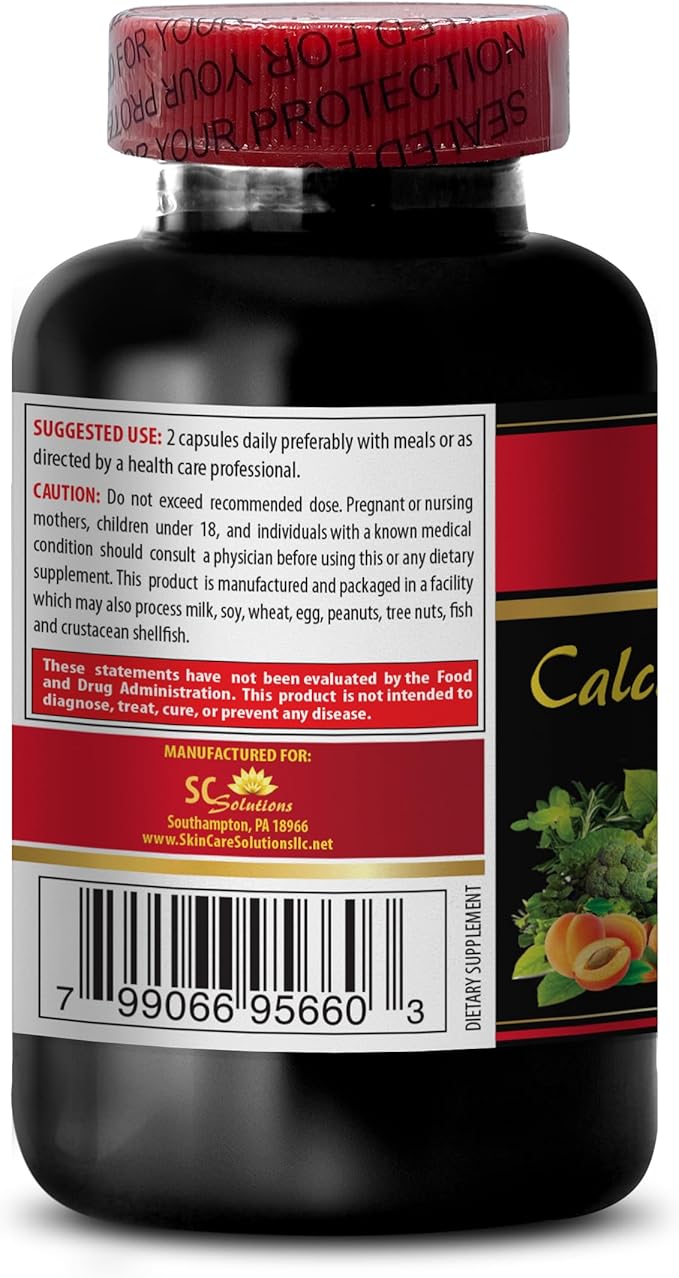 Magnesium Powder Organic - Calcium Magnesium Complex with Vitamin D and Boron - Mood Vitamins for Women Mood Support Capsules Herbal Immune Support Supplement Organic Boron - 3 Bottles 180 Caps