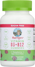 MaryRuth Organics Vitamin D3+B12 Gummies Raspberry 30 ct