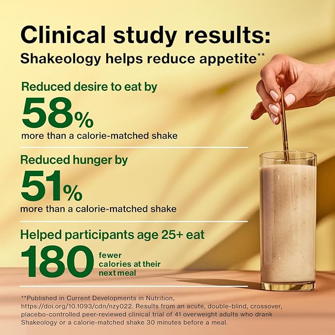 BODi Shakeology 0g Added Sugar Whey-Based Protein Powder – Gluten-Free Superfood Shake with Vitamins &amp Minerals – Helps Support Healthy Weight Loss &amp Gut Health Chocolate 14 Individual Packe