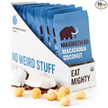 Mammoth Bar Macadamia Coconut Bar - 10 Organic Protein Bars – Prebiotic • Paleo • Gluten Free • Egg Protein • GMO Free • Raw • Premium Nuts