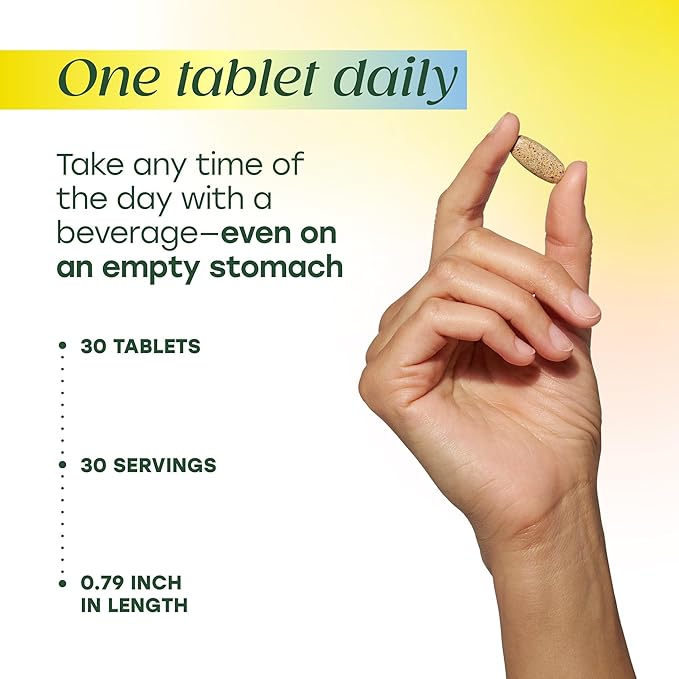 MegaFood Womens Multivitamin One Daily - Multivitamin for Women - Vitamin C Vitamin D Iron &amp B Vitamins - Bone Energy Metabolism &amp Immune Support - Vegetarian GlutenFree - 30 Tablets 30 S