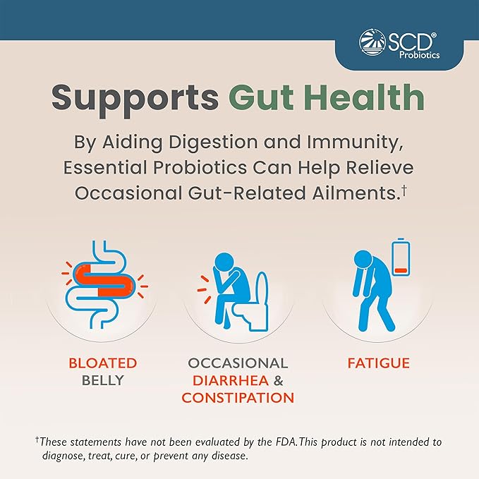 SCD Essential Probiotics for Women Men Kids and Toddlers Live Probiotic for Digestion and Immunity Gut Health Liquid Probiotic Supplement with 11 Strains – 16.3 fl oz by SCD Probiotics