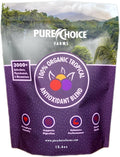 Organic Superfood Antioxidant Powder Tropical Fruit Blend with Freeze Dried Mangosteen Papaya Acerola Acai Goji Camu Camu Tapioca and Lime Juice (10.6 oz 1 Month Supply)