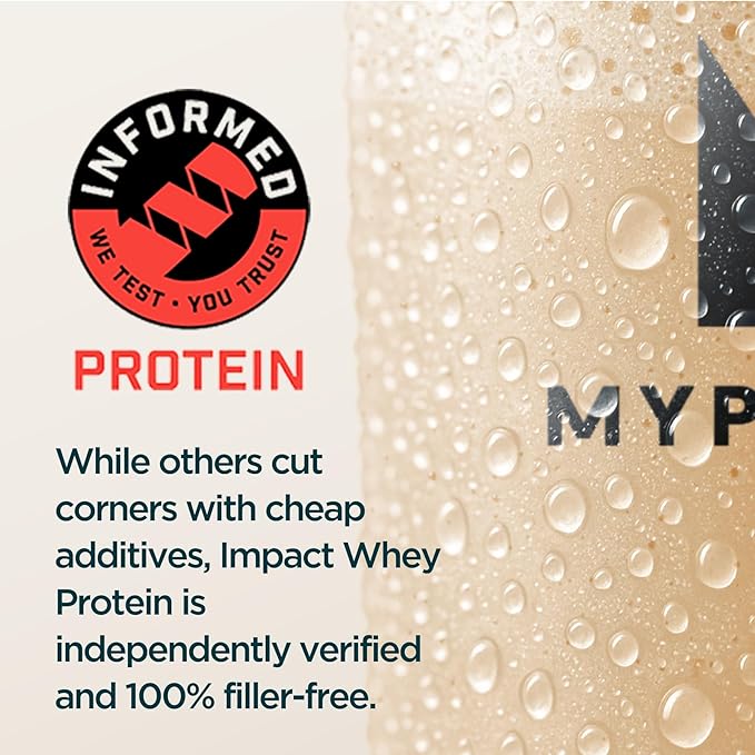 Myprotein Impact Whey Protein Isolate 2.2 Lbs (31 Servings) Chocolate Milkshake 25g Protein 3.5g Glutamine &amp 6g BCAA Per Serving Shake for Muscle Strength &amp Recovery