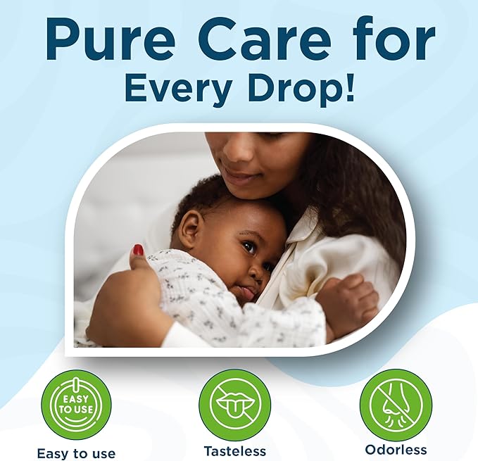 Wellements Organic Baby Probiotic Drops (0.25 Fl Oz) - Digestive &amp Immune Support for Infants - Toddler Probiotic Helps with Newborn+ Gut Health Gas Constipation &amp Colic Support - Preservati