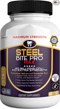 Steel Bite Pro Max Probiotic Supplement 40 Billion CFU 60 Capsules 30 Day Supply (1)