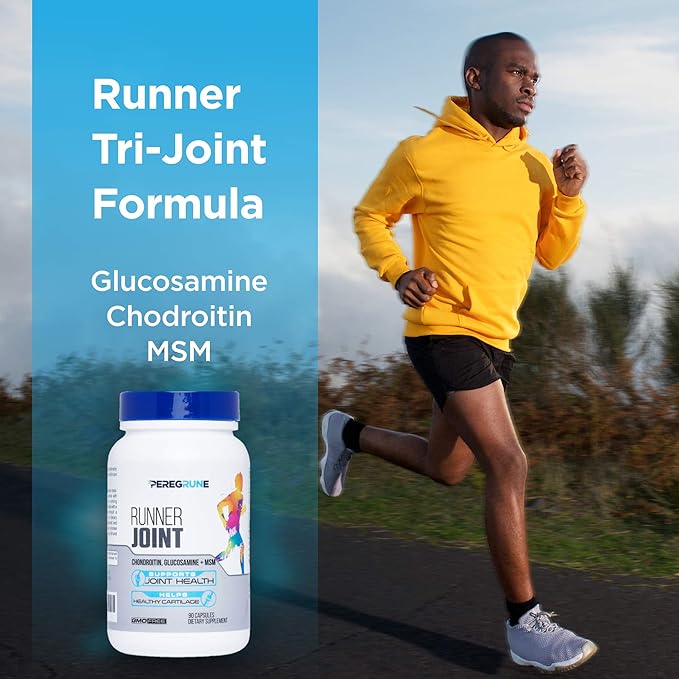 Runner Multivitamin &amp Joint Support Supplement | Antioxidants Complete B-Complex &amp Probiotics to Support Energy Endurance &amp Joint Wellness | Glucosamine Chondroitin &amp MSM | GMP Cert