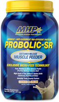 Maximum Human Performance Probolic-SR Sustained Release Protein Powder 24g Protein BCAAs Glutamine Arginine Pre-Workout Post-Workout Nighttime Protein 2lbs 26 Servings Cookies &amp Cream