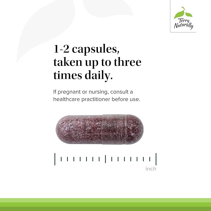 Terry Naturally Tart Cherry - Antioxidant Supplement to Support Healthy Uric Acid Balance &amp Joint Health - Nutritional Supplement - Dietary Supplement to Aid Recovery After Exercise - 120 Capsules