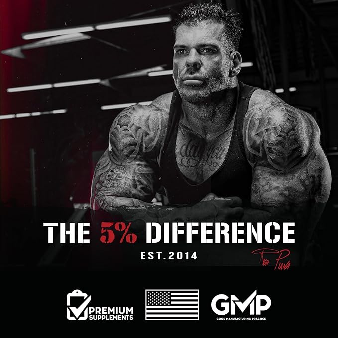 5% Nutrition Rich Piana Shake Time | 24g Animal Based Protein Drink | Grass-Fed Beef Isolate Chicken Egg | No Sugar or Soy (Peanut Butter)