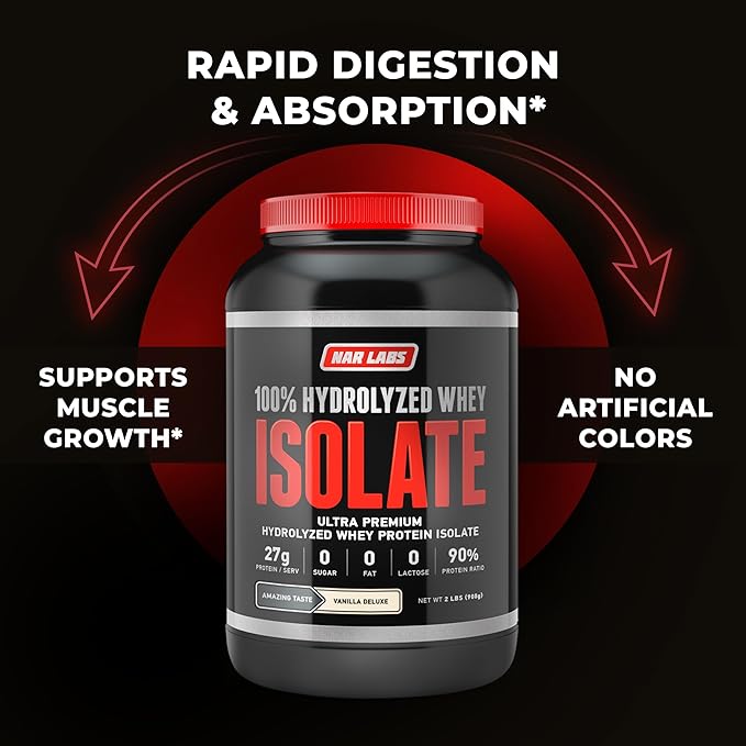 Hydrolyzed Whey Protein Isolate 2 lbs (Vanilla Deluxe)