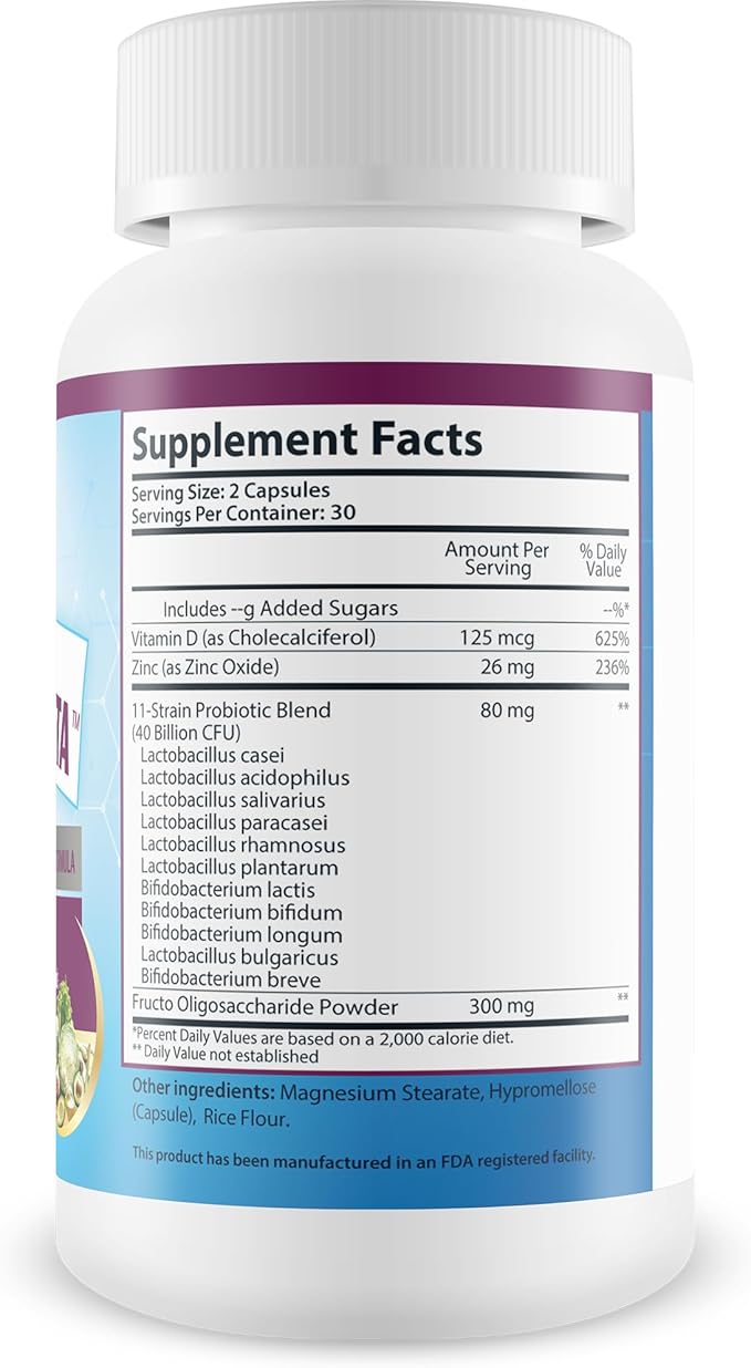 Probiotic Pro Gut Vita - Gut Health Support Probiotic &amp Vitamin Formula - Promote Healthy Digestion Nutrient Absorption Bowel Movements - Help Improve Gut Microbiome for Additional Health Benefi