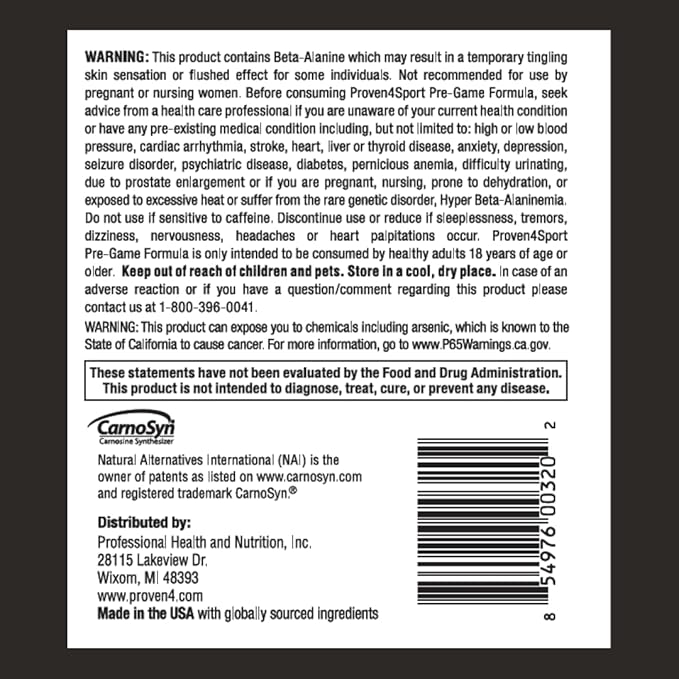 Proven4 Pre Workout Powder for Men and Women with Creatine - Beta Alanine - Caffeine NSF Certified preworkout Energy Supplement Fruit Punch 30 Servings