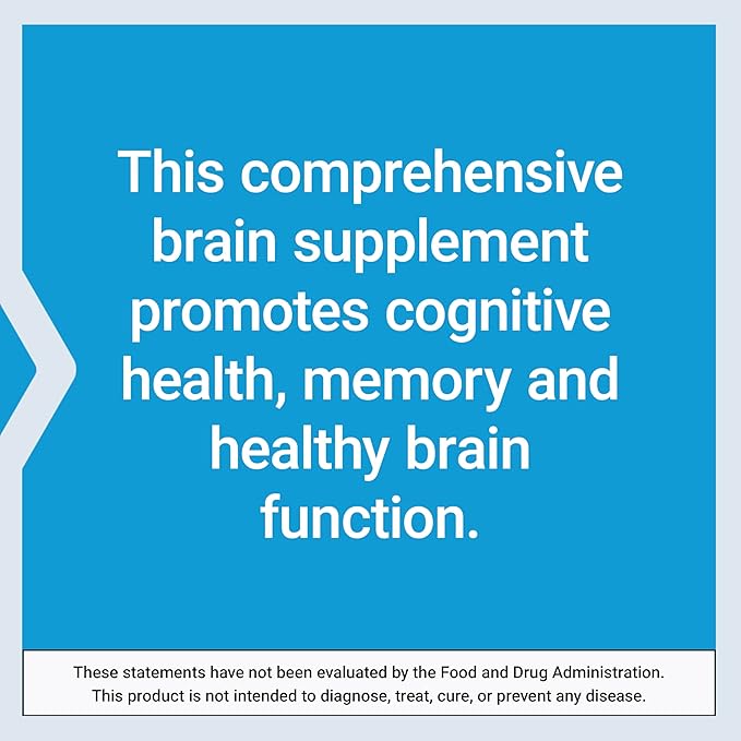 Life Extension Cognitex® Elite Pregnenolone sage Blueberry ashwagandha phosphatidylserine Advanced Formula Attention Focus Memory Gluten-Free Non-GMO Vegetarian 60 Tablets