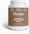 Whey Isolate Protein Powder Only 3 Ingredients Whey Protein Isolate No Seed Oils No Added Sugar No Sucralose 1.51 lbs (1.54 Chocolate)