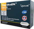 Naturalis Triple Strength UltraEPA™ EPA 1000mg | Pharmaceutical Grade High Purity 99% Omega-3 with 96.5% EPA Burpless Fish Oil | IFOS Certified Sustainably Sourced Non-GMO | 30 Softgels