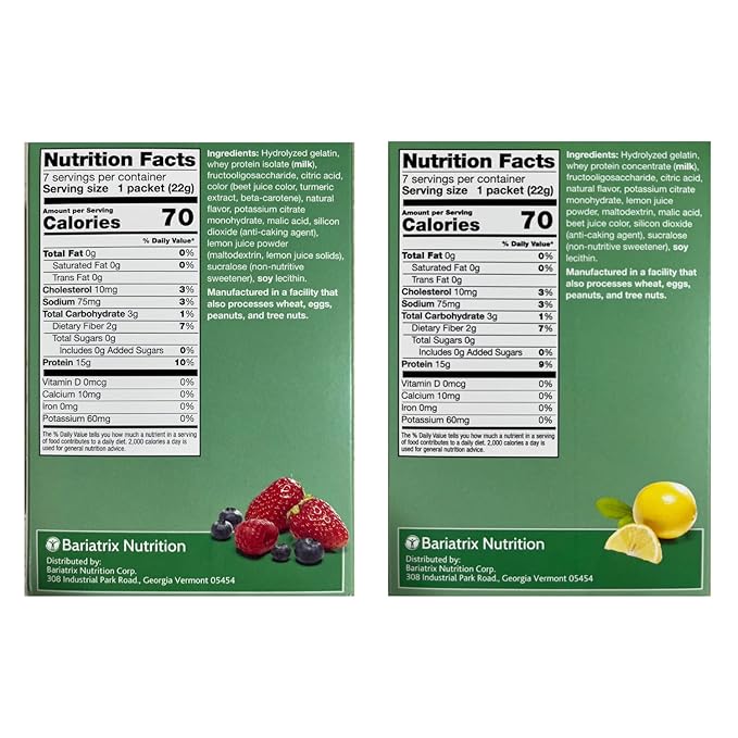 PROTIFIT - High Protein Berry Blast &amp Pink Lemonade Fruit Drink 2 Pack 15g Protein Low Calorie Sugar Free Ideal Protein Compatible 7 Servings Per Box (2 Pack)
