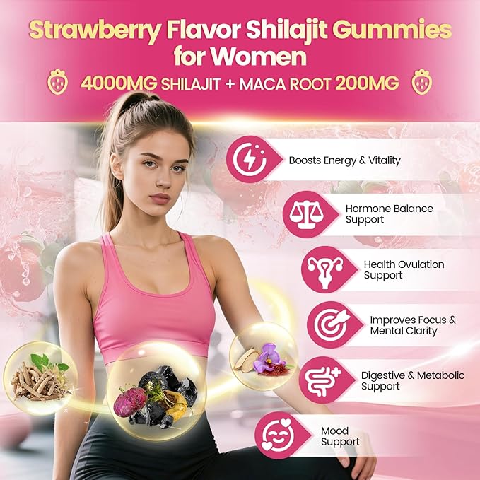 VivoNu Women's ProbioticPrebiotics &amp Lactobacillus Shilajit for Women