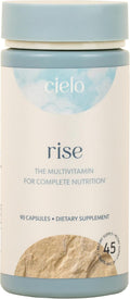Cielo Rise Multivitamin for Women and Men - Vitamin A C D3 E K2 &amp More - Magnesium Glycinate Citrate and Malate for Digestive Support - Complete Daily Nutrition (45 Day Supply)