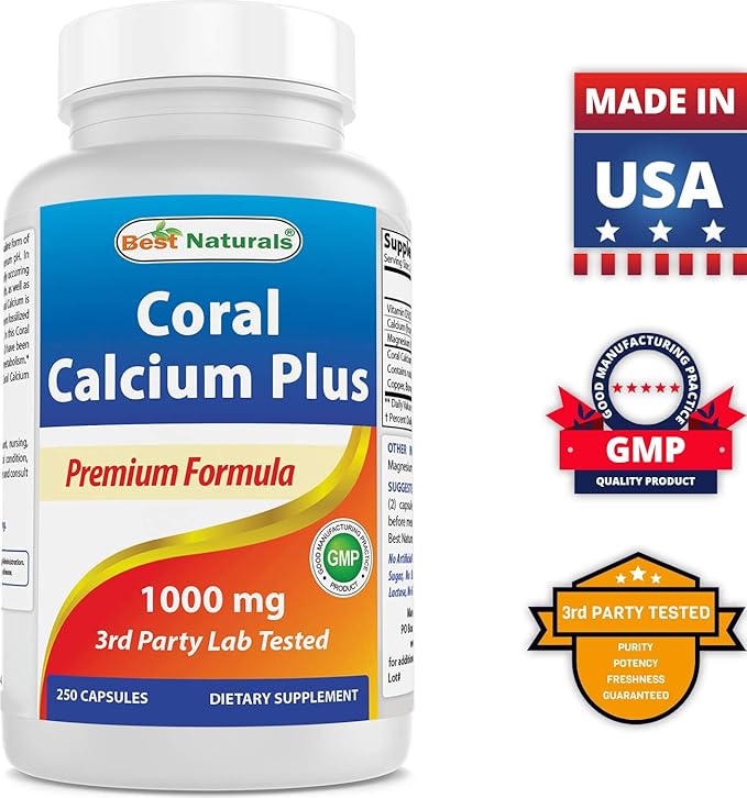 Coral Calcium Plus 1000 mg &amp Magnesium Oxide 500 mg