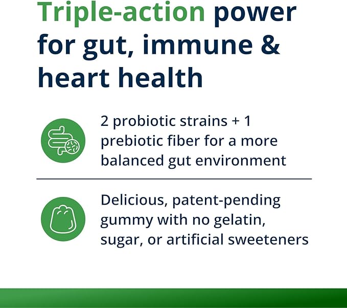 Metagenics UltraFlora 3 in 1 Daily Probiotic &amp Postbiotic Gummies - Shelf-Stable for Adults &amp Kids - Supports Gut Health Healthy Gut Flora &amp Immune Support* - 60 Gummies