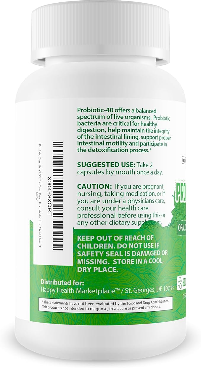 Probio Dentim 101 Oral Probiotics for Teeth and Gums - Pro Dental Probiotics for Oral and Dental Health - Mouth Probiotic Teeth Probiotic - Healthy Prodentim101 Oralbiotics Now - Oral Health Biotics
