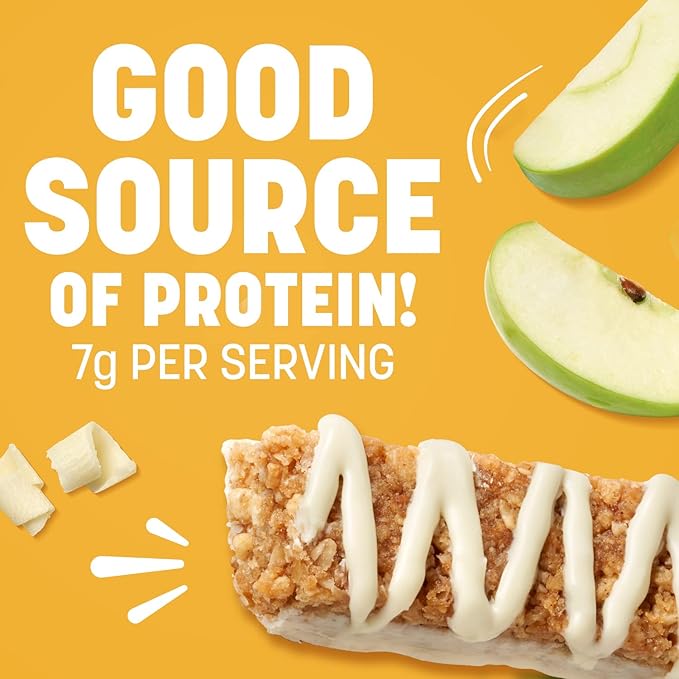 Nutrisystem® Apple Strudel Breakfast Bars Pack 7g of Protein Helps Support Weight Loss - 12 Count