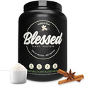 Blessed Vegan Protein Powder - Plant Based Protein Powder Meal Replacement Protein Shake 23g of Pea Protein Powder Dairy Free Gluten Free Soy Free No Sugar Added 30 Servings (Vanilla Chai)
