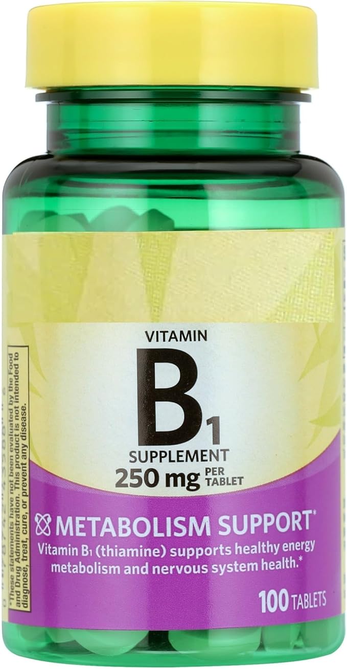 SEDLAV Vitamin B1 Tablets Dietary Supplement 250 mg 100 Count Sticker
