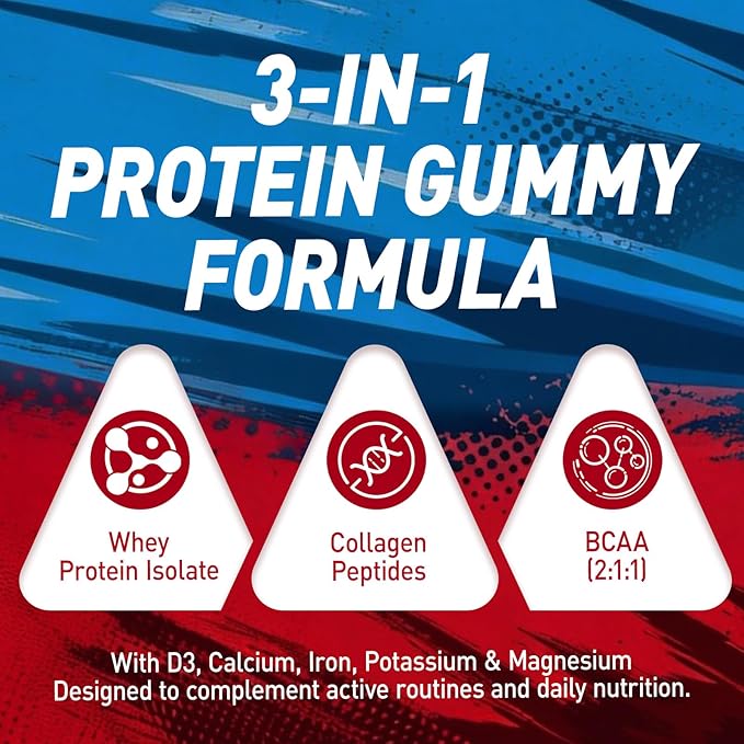 Whey Protein Gummies for Women Men 12g High Protein Supplements with Collagen &amp BCAA for Muscle &amp Energy Recovery Sugar-Free &amp Low Calorie Snacks Orange 120 Chews