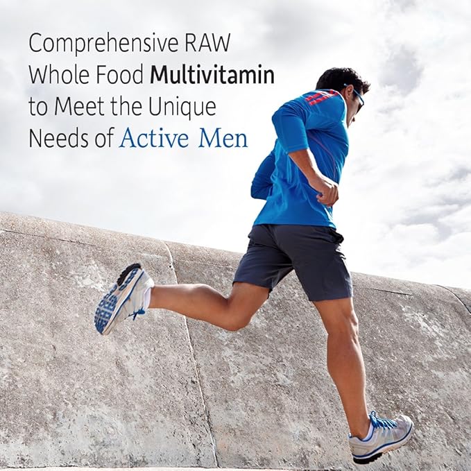 Garden of Life Vitamin Code Whole Food Multivitamin for Men - 120 Capsules Vitamins for Men Fruit &amp Veggie Blend and Probiotics for Energy Heart Prostate Health Vegetarian Mens Multivitamins