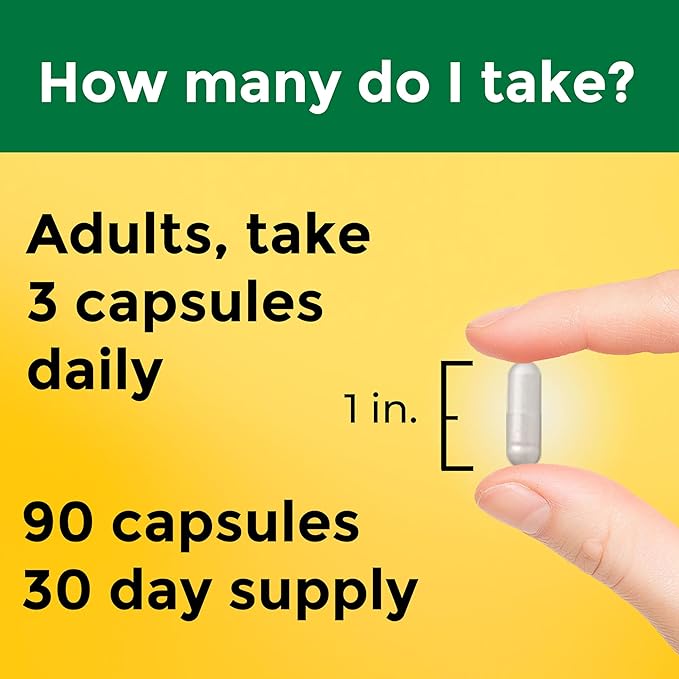 Nature Made High Absorption Magnesium Glycinate 300mg per 3 Capsules Magnesium Supplement for Muscle Heart Nerve and Bone Support 90 Magnesium Bisglycinate Capsules 30 Day Supply