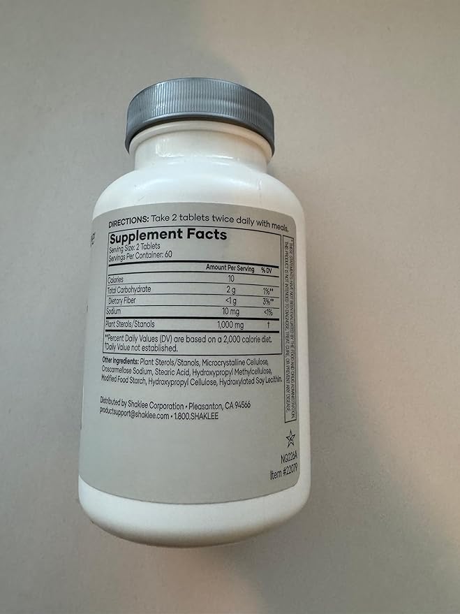 Shaklee - Cholesterol Complex: Plant-Based Formula - 120 Tablets