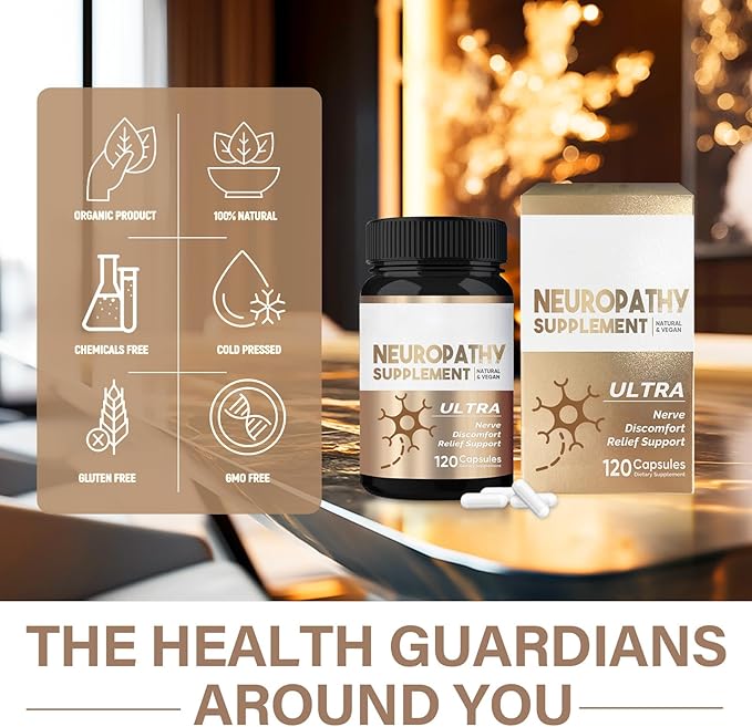 Nerve Savior for Neuropathy Advanced Nerve Comfort Capsules with Herbal Blend for Healthy Nerve Function in Feet and Hands 60-Day Supply (120 Capsules)