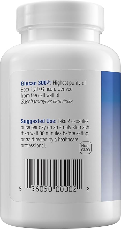Transfer Point Immune Support Supplement Highly Purified Beta 13D Glucan (Pack of 2-500 mg b-glucan Fiber per Capsule)
