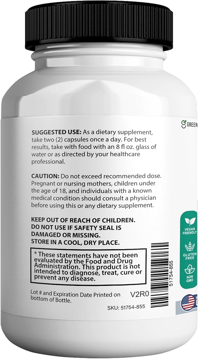 Nerve Clear Max Extra Strength Essential Vitamins &amp Minerals Nerve Health Support 60 Capsules 30-Day Supply (5)