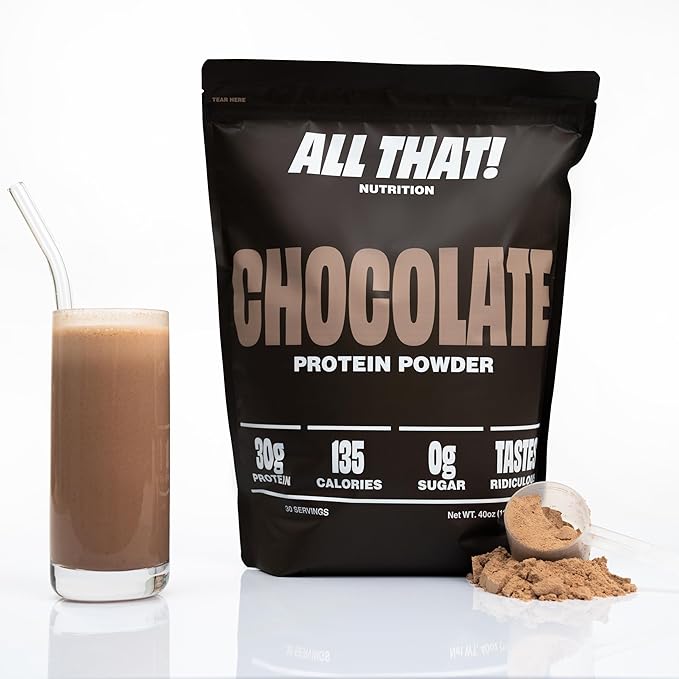 Chocolate Protein Powder 30G Whey Protein Low Calorie 0g Sugar No Artificial Sweeteners Soy-Free &amp Gluten-Free 30 Servings