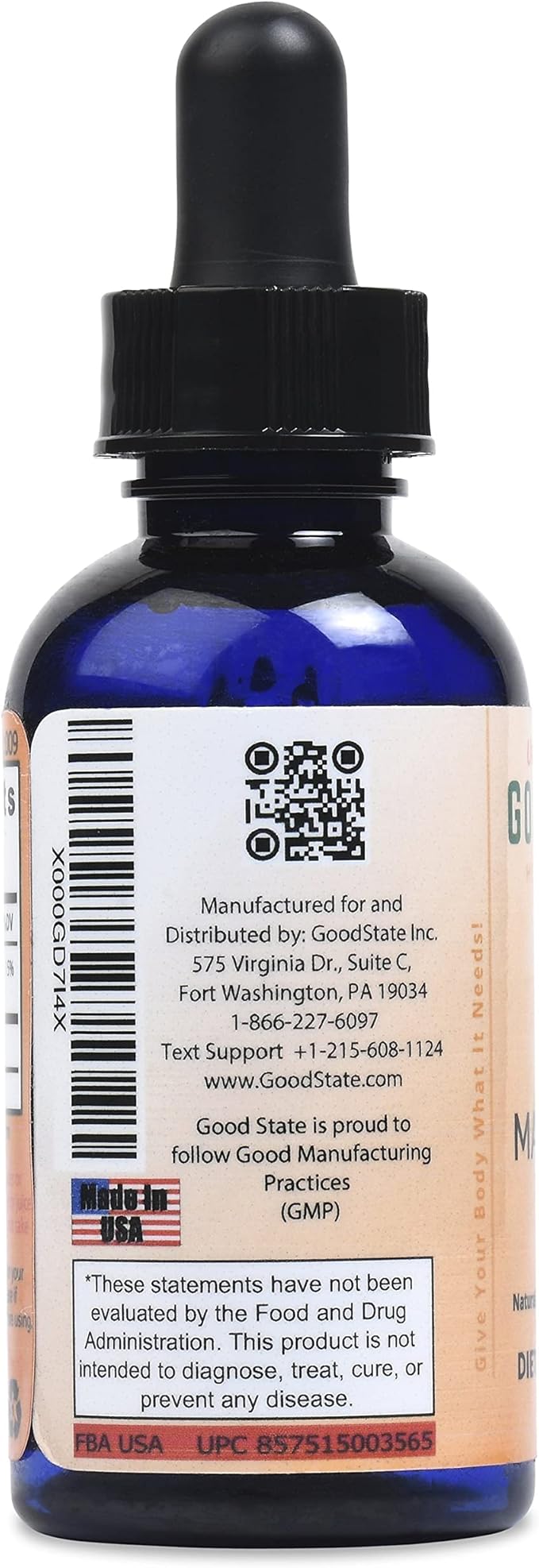 Good State Liquid Ionic Magnesium Ultra Concentrate (10 Drops per 50 mg - 100 Servings per Bottle) (Pack of 2)