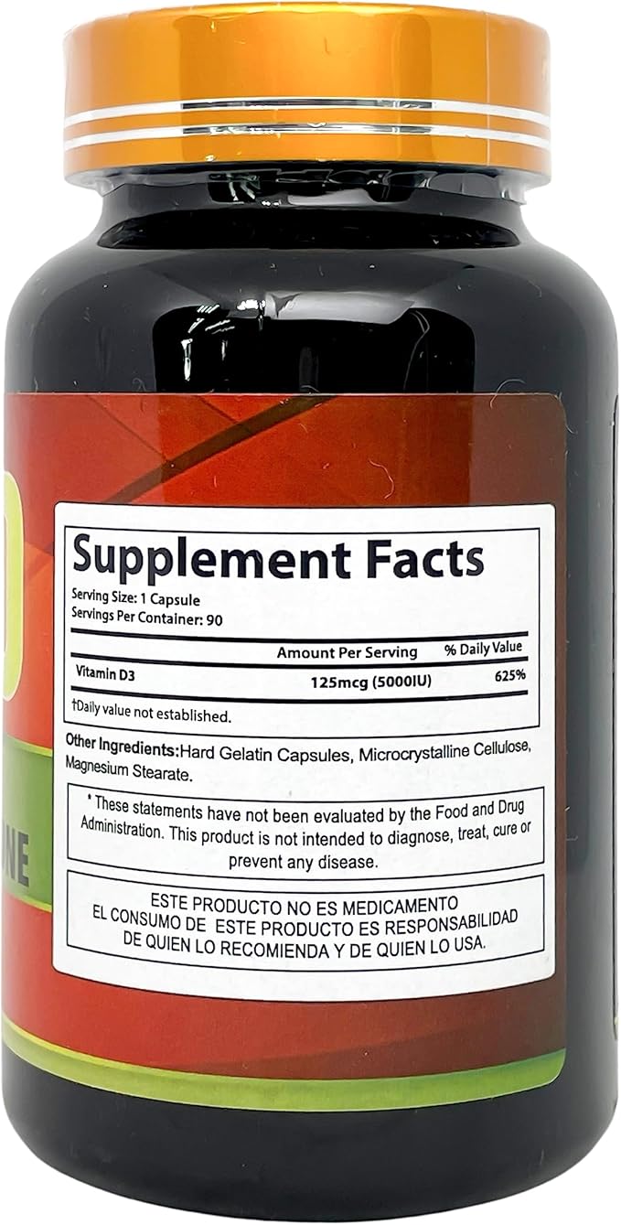 Vitamin D3 5000 UI 125mcg