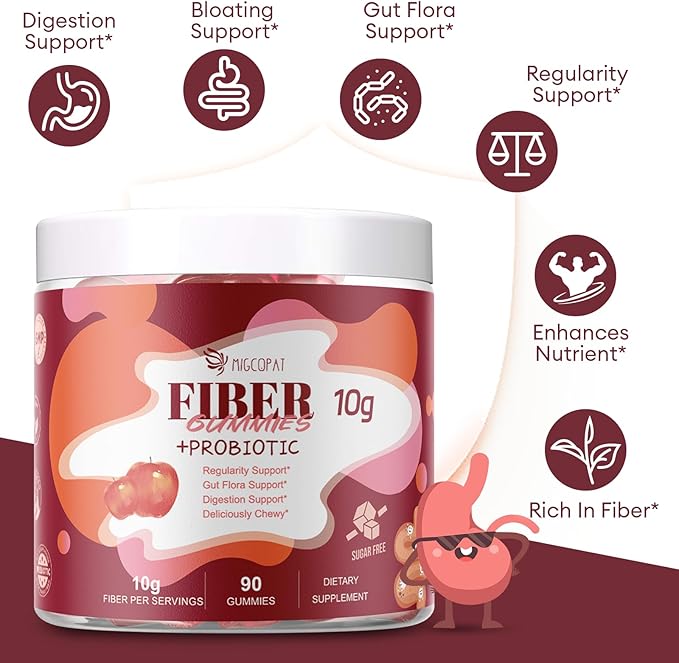 (Grape Apple Orange) Fiber Gummies+Apple Gummies