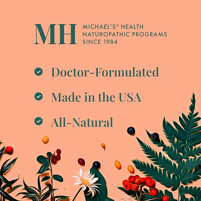 Michael's Health Naturopathic Programs Pre-Teen Girls - 120 Vegetarian Tablets - Daily Multivitamin for Healthy Growth &amp Development - Kosher - 60 Servings