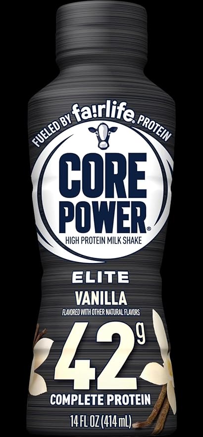 WESTERNMBY Fairlife Core Power High Protein Milk Shakes Ready to Drink (6 Vanilla 42g)