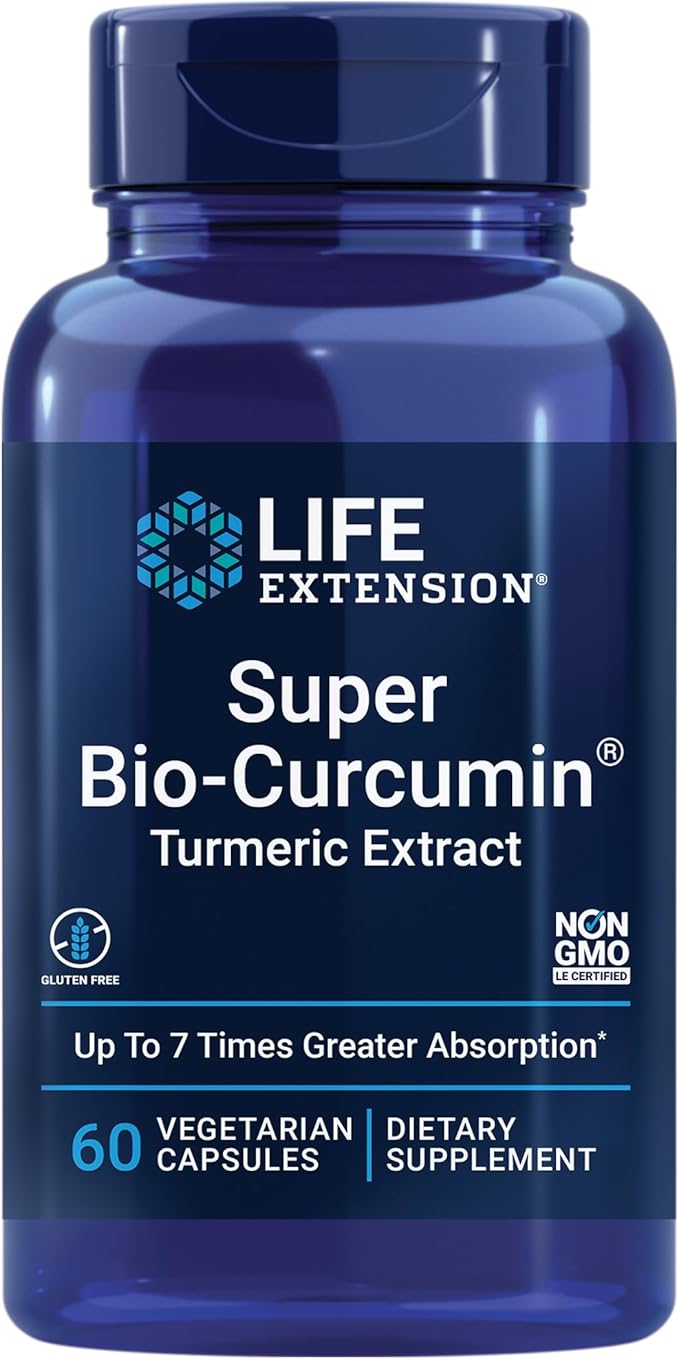 Life Extension Super Bio-Curcumin and N-Acetyl-L-Cysteine Antioxidant Immune Respiratory Liver Support