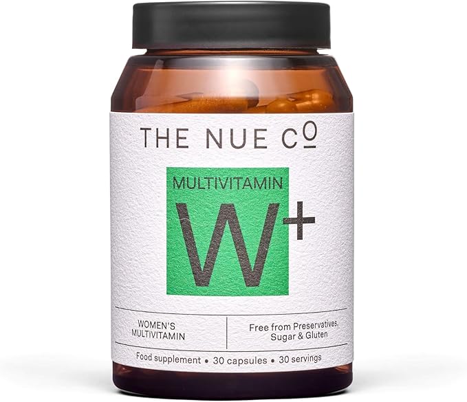 The Nue Co. Women's MULTIVITAMIN Supplement- Supports Energy Immunity Focus Vegan Gluten Free 30 Capsules