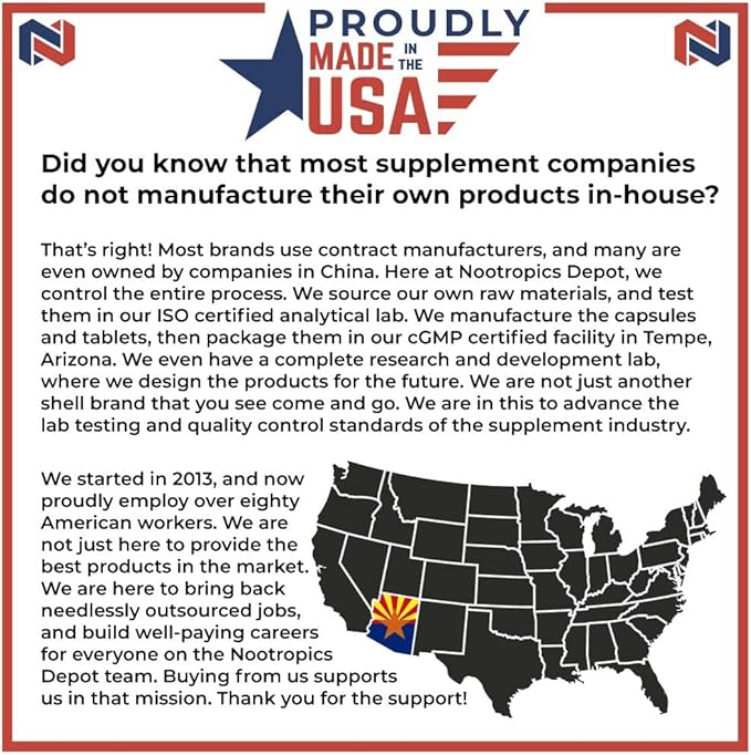 Nootropics Depot Tart Cherry Extract Tablets | 250mg | 60 Count | 10% Anthocyanins | Supports Balanced Oxidation &amp Inflammation Levels | Promotes Physical Strength &amp Energy