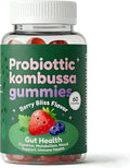 Kombucha Gummies Support Gut Health Prebiotics Probiotics Postbiotics Blend Sugar Conscious Easy to Take Digestive Support 60 Gummies (1pcs)