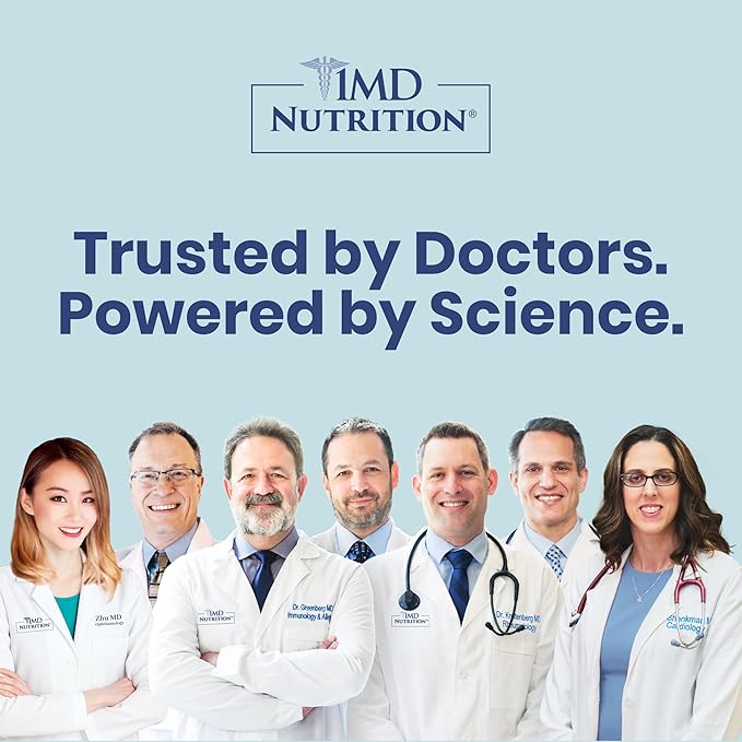 1MD Nutrition MultiVitMD Daily Multivitamin – 19 Essential Vitamins &amp Minerals for Adults Over 55 | Supports Healthy Aging Heart Brain Bone &amp Immune Health | Designed for Absorption | 30 C