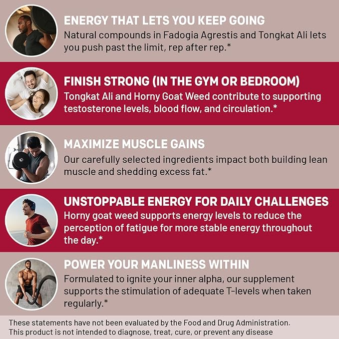 Liquid Collagen Biotin (2pk) and Fadogia Tongkat Ali (1pk) Supplement Bundle - Potent Vitamins for Hair Skin Nails Heart Energy &amp Testosterone Support - Non-GMO Vegan