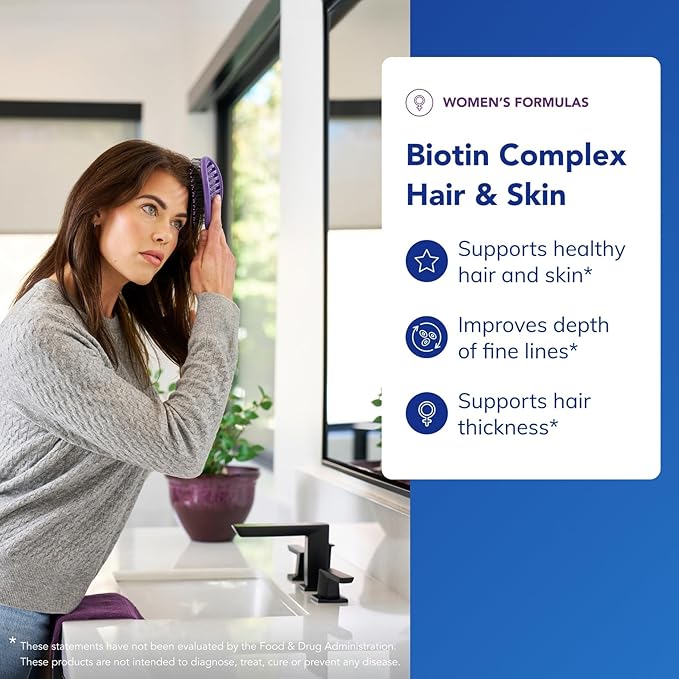 Pure Encapsulations Biotin Complex Hair &amp Skin | Biotin Complex for Healthy Hair and Skin Support | 60 Capsules